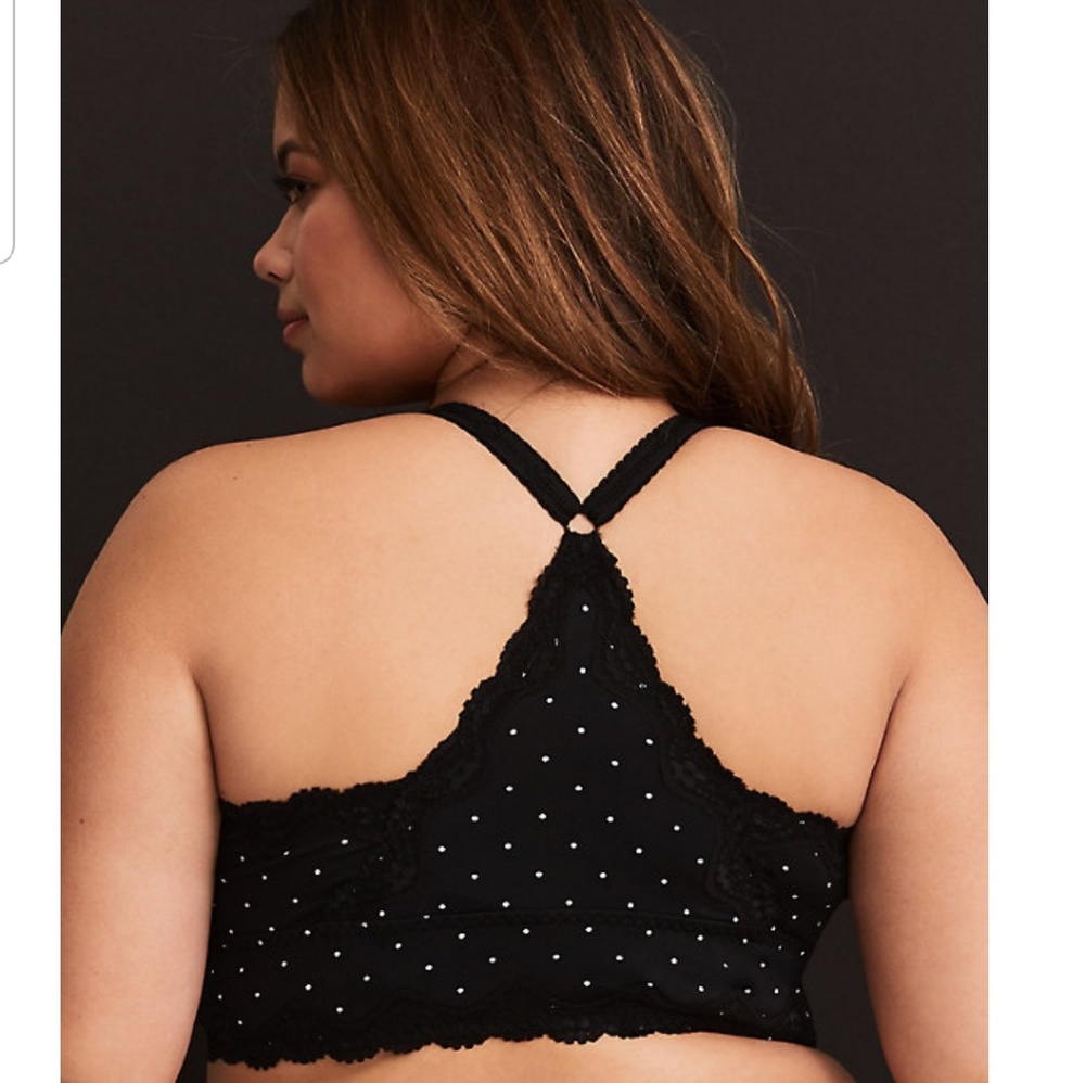 Price Firm!! Torrid Polka Dot Print Bralette - Picture 2 of 3